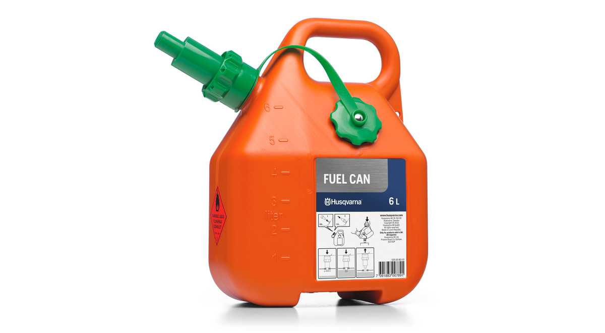 Bensindunk  6 liter, orange