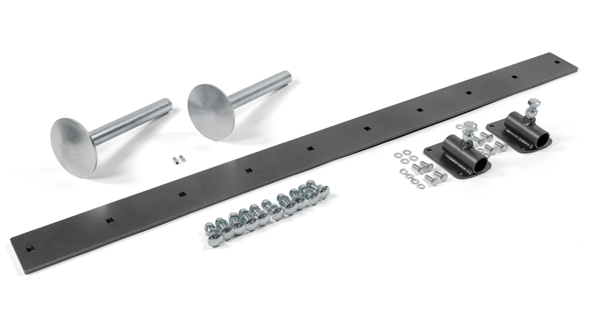 Kit med släpskor och stålskrapa