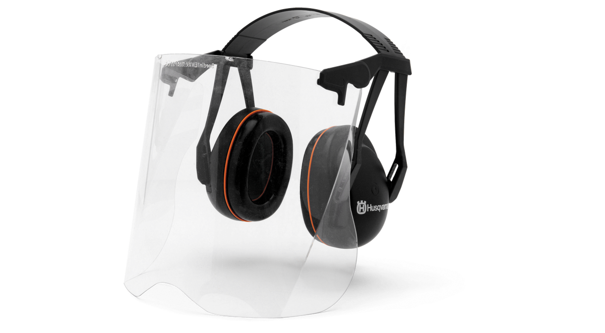 Hörselskydd Gardener med plexivisir